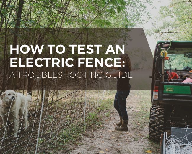 how to test an electric fence